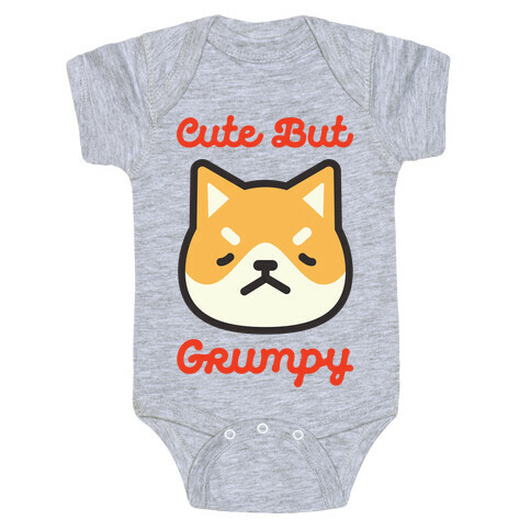 Cute But Grumpy Baby One-Piece