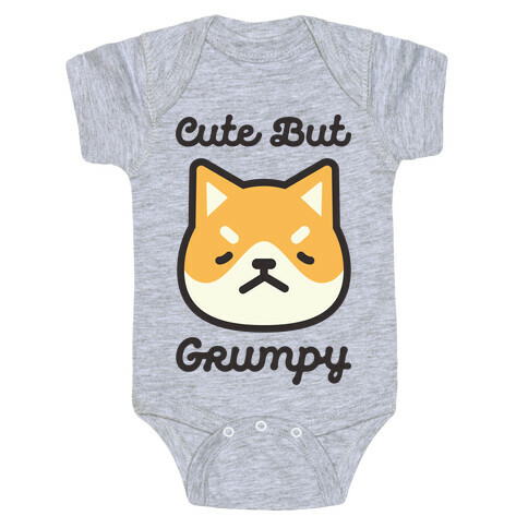 Cute But Grumpy Baby Baby One-Piece