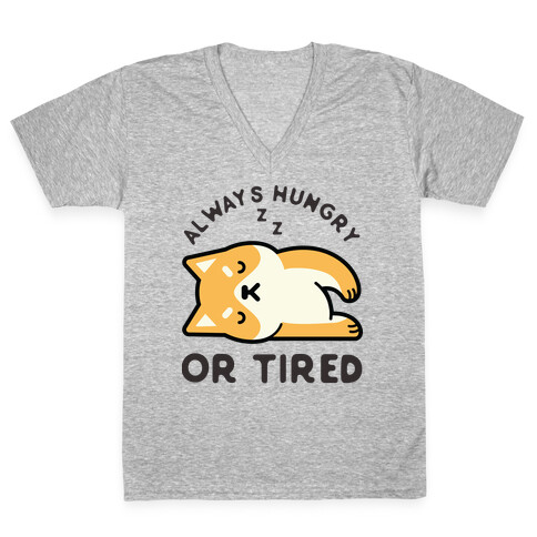 Always Hungry Or Tired Baby V-Neck Tee Shirt