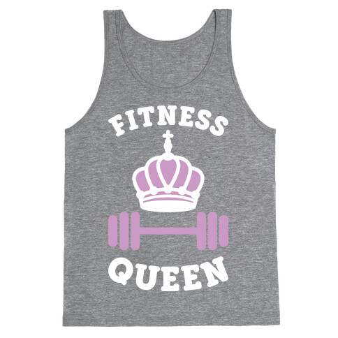 Fitness Queen (White) Tank Top