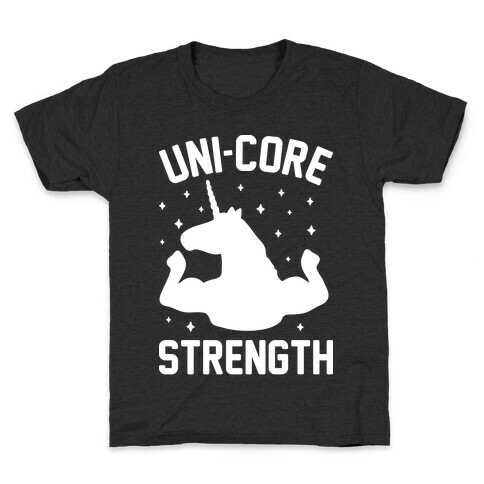 Uni-Core Strength (White) Kids T-Shirt