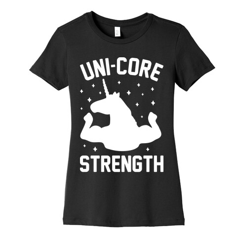 Uni-Core Strength (White) Womens T-Shirt