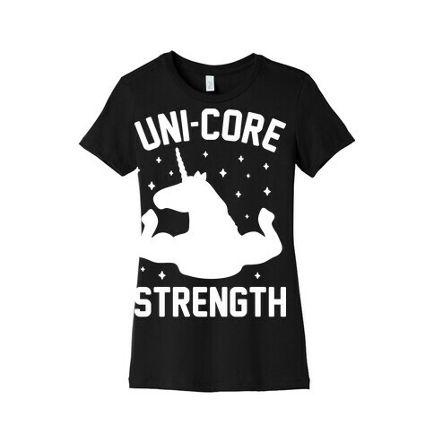 Uni-Core Strength (White) Womens T-Shirt