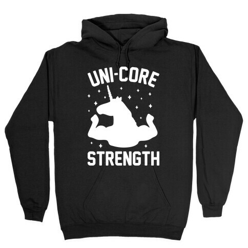 Uni-Core Strength (White) Hooded Sweatshirt