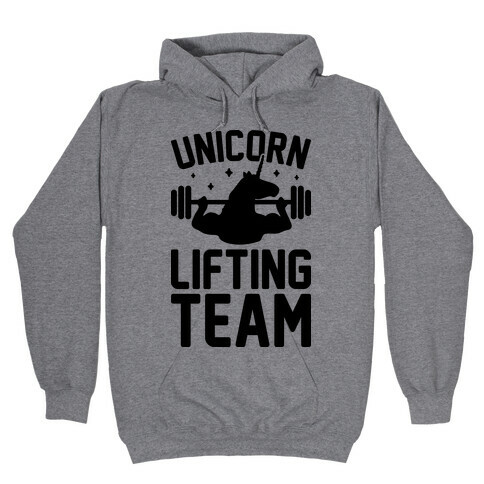 Unicorn Lifting Team Hooded Sweatshirt
