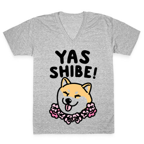 Yas Shibe V-Neck Tee Shirt