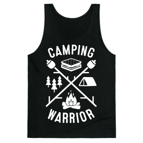 Camping Warrior (White) Tank Top
