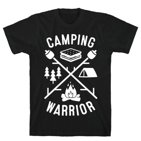Camping Warrior (White) T-Shirt