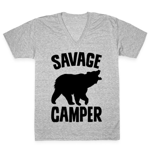 Savage Camper V-Neck Tee Shirt