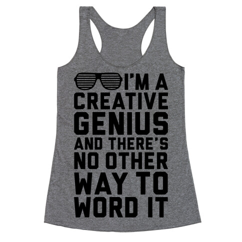 Creative Genius Racerback Tank Top