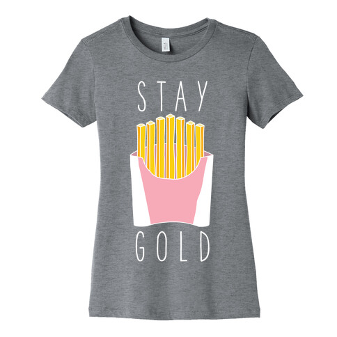 Stay Gold Pink Womens T-Shirt