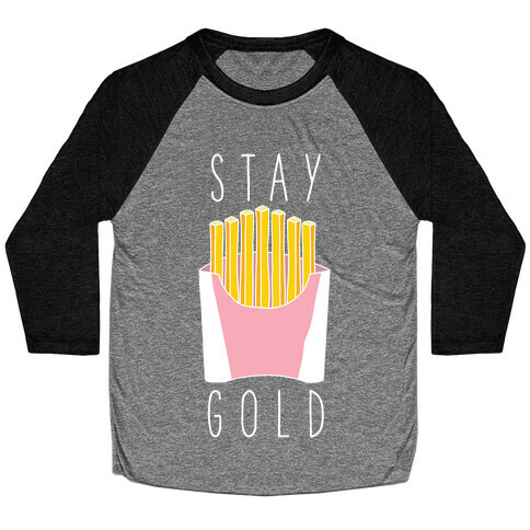 Stay Gold Pink Baseball Tee