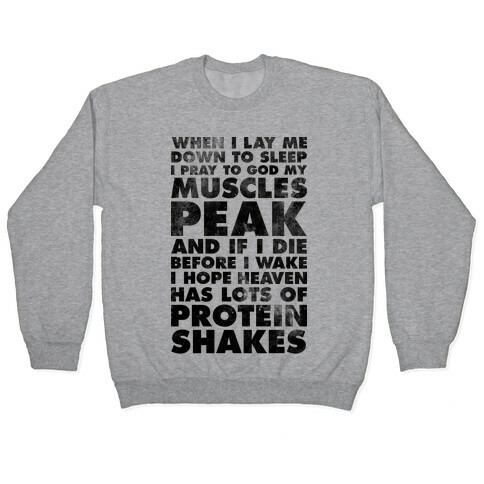 Weight Lifter's Prayer Pullover