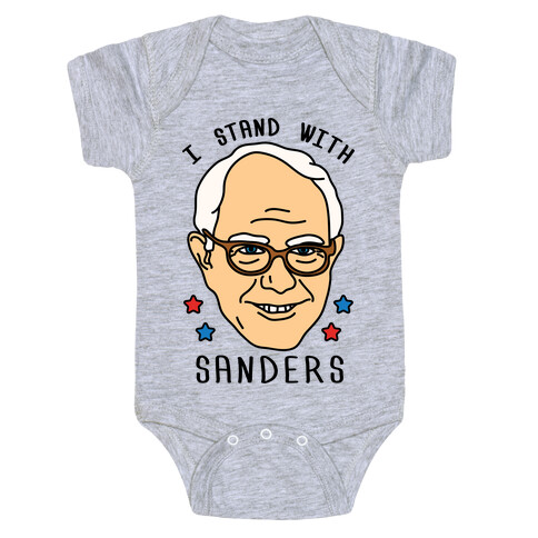 I Stand With Sanders Baby One-Piece