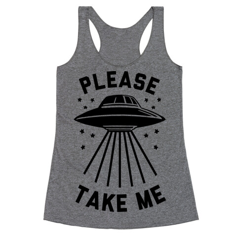 Please Take Me (cmyk) Racerback Tank Top