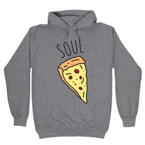 Soul Mates Pizza 1  Hooded Sweatshirt