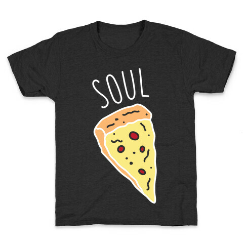 Soul Mates Pizza 1 (White) Kids T-Shirt