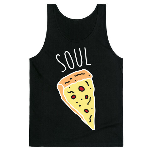 Soul Mates Pizza 1 (White) Tank Top