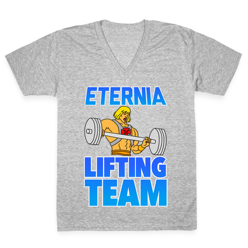 Eternia Lifting Team V-Neck Tee Shirt