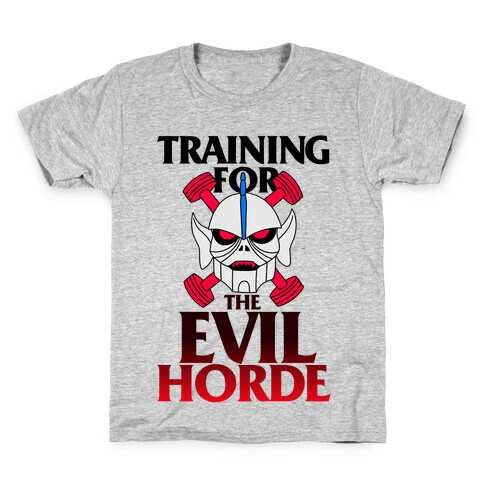 Training For The Evil Horde Kids T-Shirt