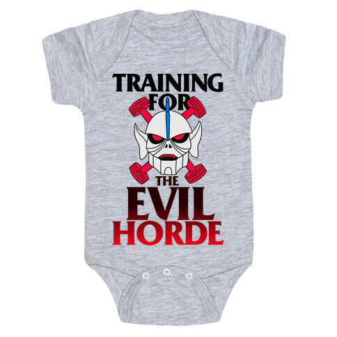 Training For The Evil Horde Baby One-Piece