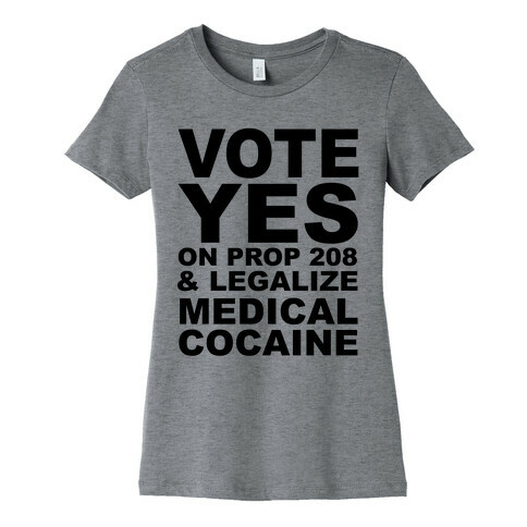 Proposition 208 Womens T-Shirt