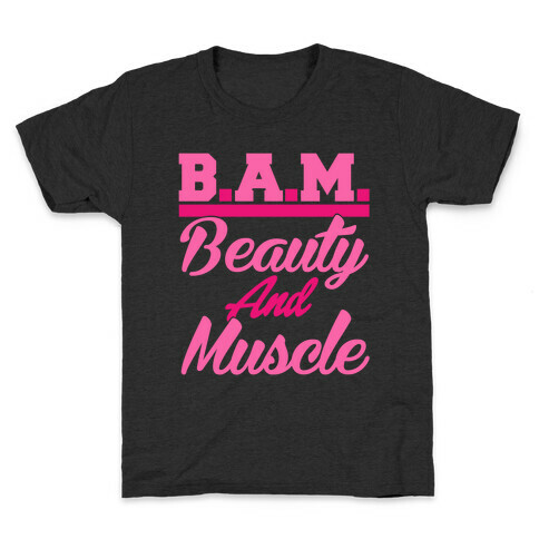 Beauty and Muscle Kids T-Shirt