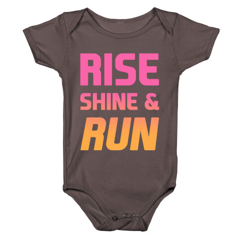 Rise Shine & Run Baby One-Piece