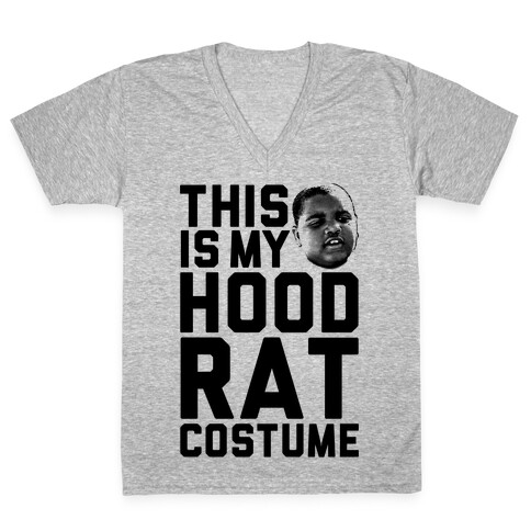 This Is My Hoodrat Costume V-Neck Tee Shirt