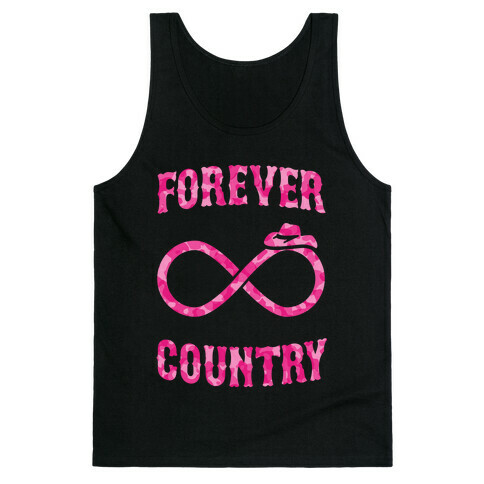 Forever Country (pink camo) Tank Top