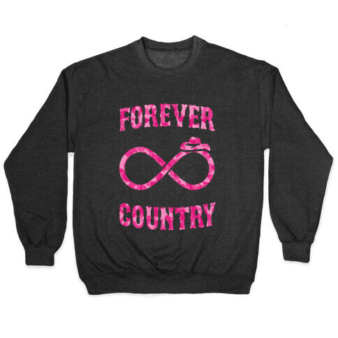 Forever Country (pink camo) Pullover
