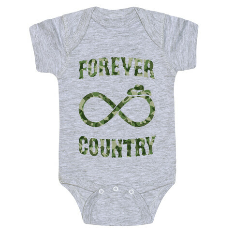 Forever Country (camo) Baby One-Piece