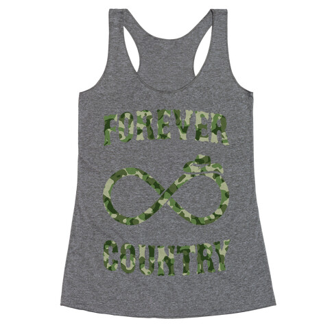 Forever Country (camo) Racerback Tank Top