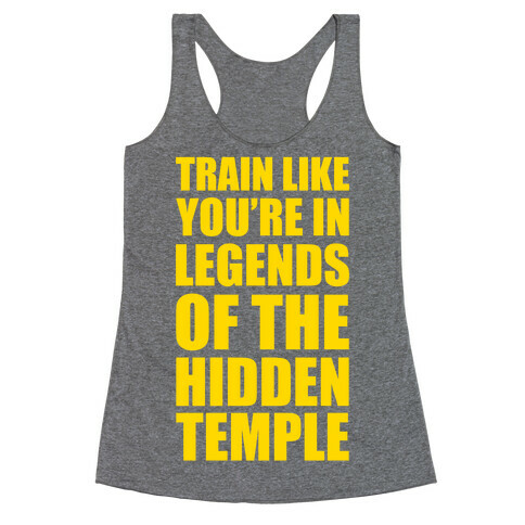 Train Like You're In Legends Of The Hidden Temple Racerback Tank Top