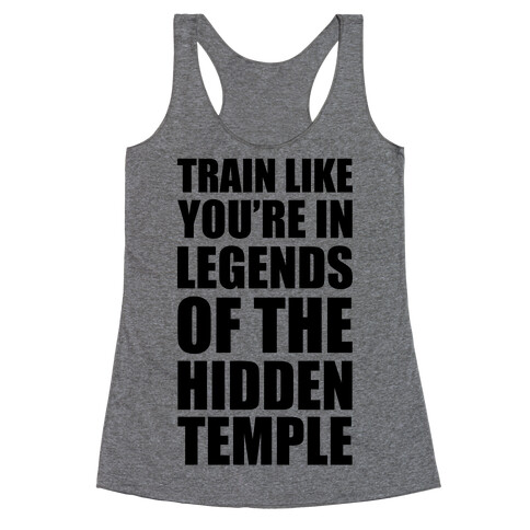 Train Like You're In Legends Of The Hidden Temple Racerback Tank Top