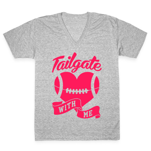 Tailgate With Me V-Neck Tee Shirt
