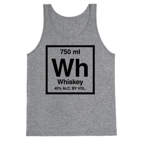 Whiskey Element (Periodic Alcohol) Tank Top