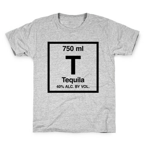 Tequila Element (Periodic Alcohol) Kids T-Shirt