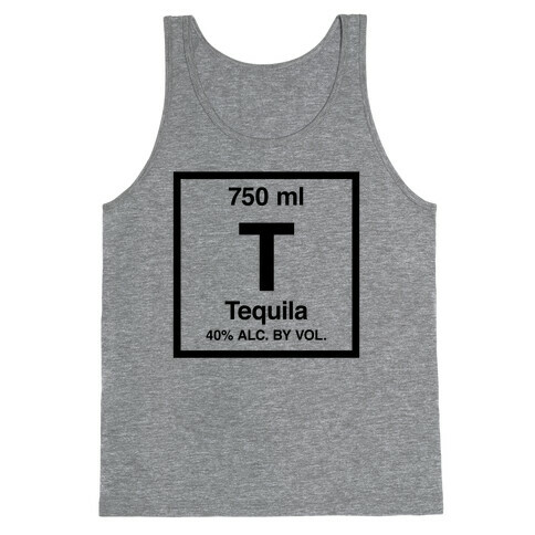 Tequila Element (Periodic Alcohol) Tank Top