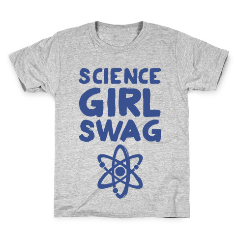 Science Girl Swag Kids T-Shirt