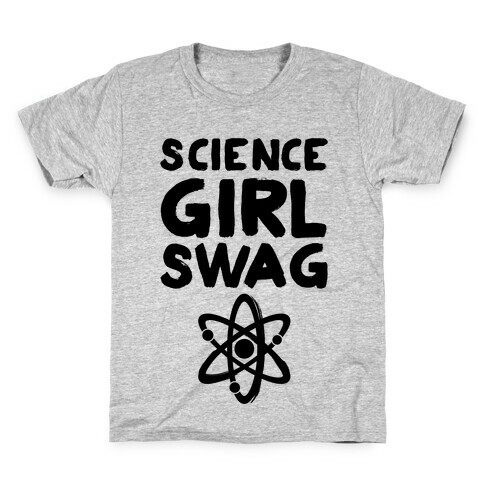 Science Girl Swag Kids T-Shirt