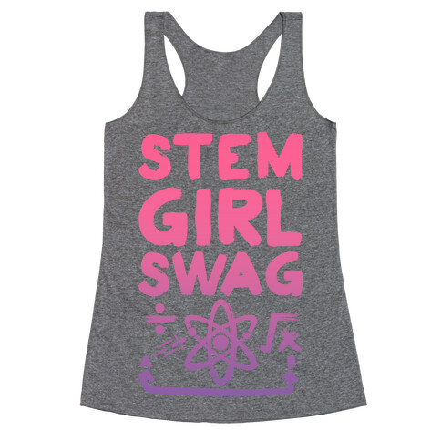 STEM Girl Swag Racerback Tank Top