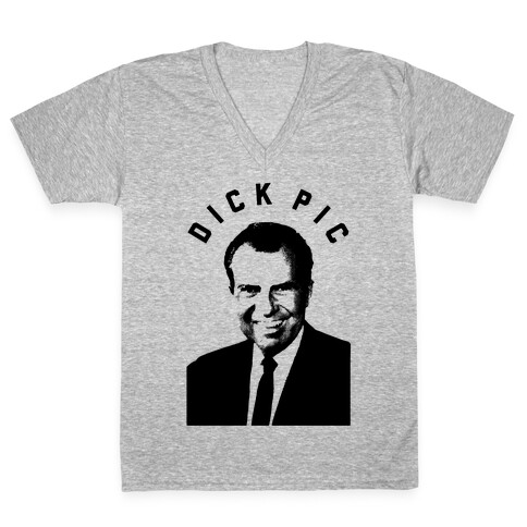 Dick Pic V-Neck Tee Shirt