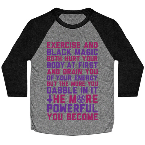 Black Magic Baseball Tee