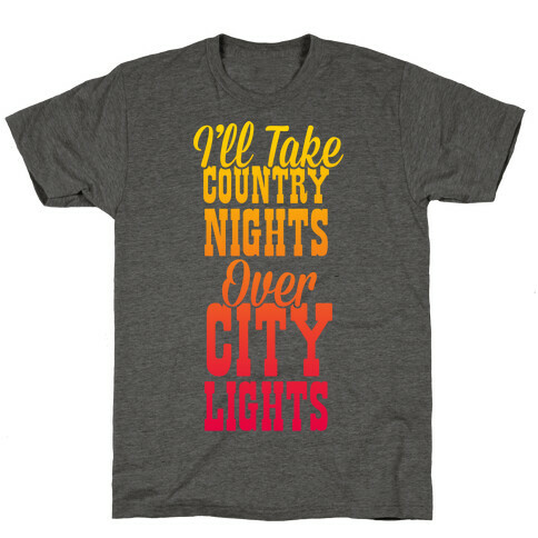 Country Nights Over City Lights T-Shirt