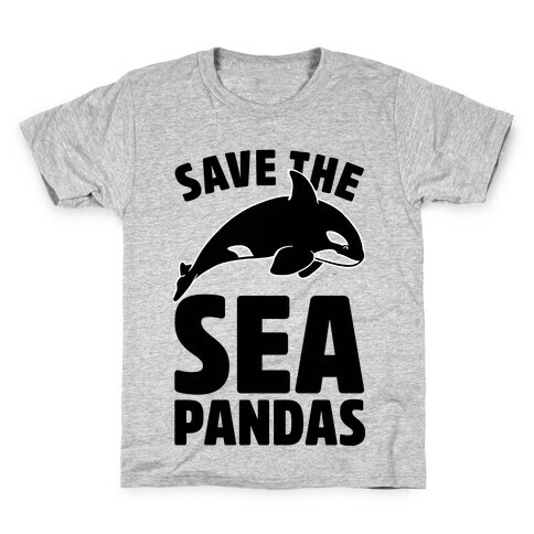 Save The Sea Pandas (cmyk) Kids T-Shirt