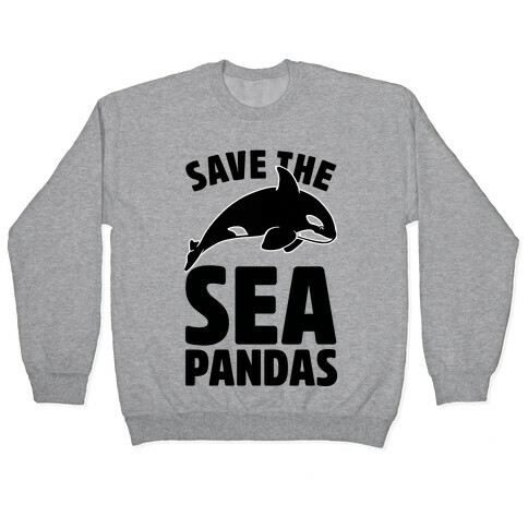 Save The Sea Pandas (cmyk) Pullover