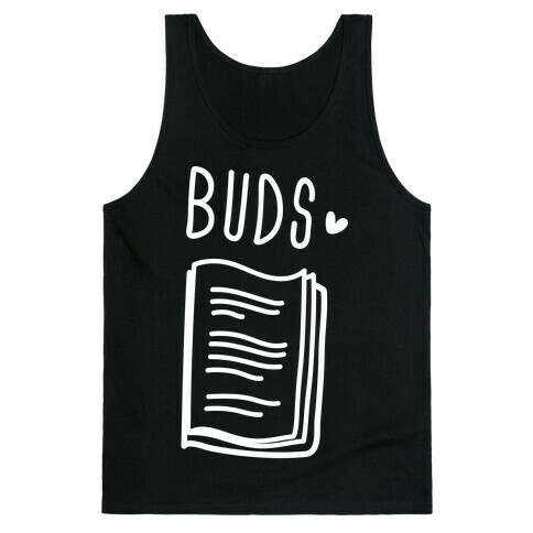Book Buds 2 (White) Tank Top