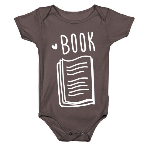 Book Buds 1 (White) Baby One-Piece