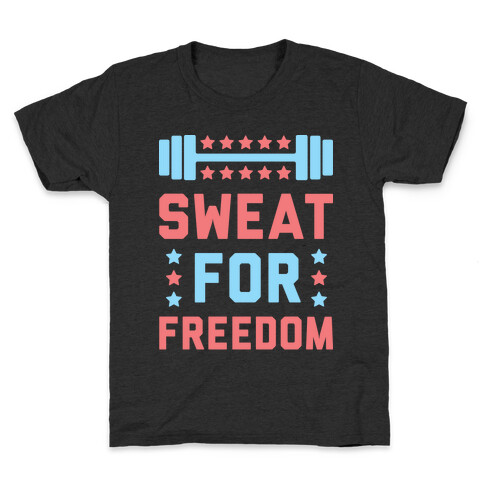 Sweat For Freedom (White) Kids T-Shirt